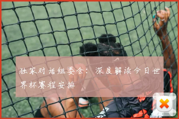 独家对话组委会：深度解读今日世界杯赛程安排